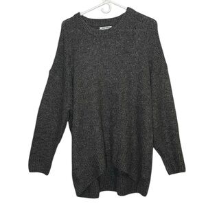 OLD NAVY MENS GRAY LONG SLEEVE OVERSIZED SWEATER SIZE XL